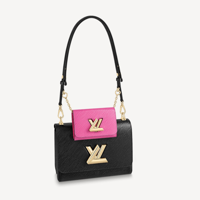 Túi xách Louis Vuitton Twist MM Black/Fuchsia