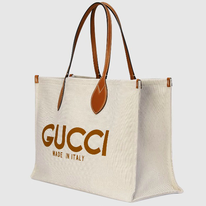 Túi Tote With Gucci Print